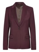 Sasha Cool Wool Blazer Burgundy Filippa K