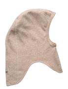 Balaclava Cotton Rib Beige Huttelihut