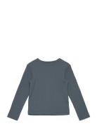 T-Shirt Ls Rib Blue Huttelihut