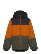 Ski Jacket - Colorblock Black Color Kids