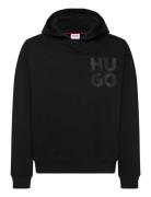 Hooded Sweatshirt Black Hugo Kids