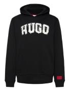 Hooded Sweatshirt Black Hugo Kids