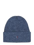 The Flag Twisted Yarn Beanie Blue Tommy Hilfiger