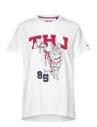 Tjw Running Cat Graphic 1 Tee White Tommy Jeans