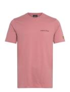 Embroidered T-Shirt Pink Lyle & Scott