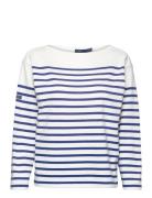 Striped Boatneck Mariner Tee Blue Polo Ralph Lauren