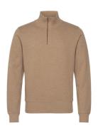 Sacker Rib Half Zip Beige GANT