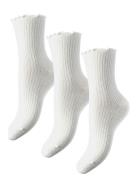 Pcafia 3-Pack Socks White Pieces