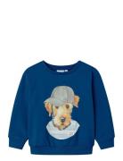 Nmmbasse Nreg Sweat Unb Blue Name It