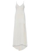 Yasmira Strap Train Dress - Celeb White YAS