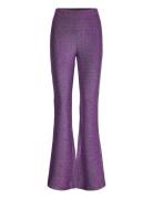 Onlrich Glitter Flared Pant Cs Jrs Purple ONLY