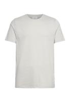 Mouliné O-Neck Tee S/Smouliné O-Neck Tee S/S Grey Lindbergh