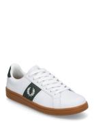 B721 Lthr Perf/Branded White Fred Perry