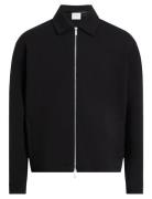 Tech Interlock Zip Jacket Black Calvin Klein