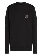 Hilfiger Stack Sweatshirt Black Tommy Hilfiger