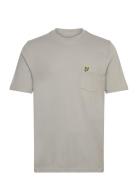 Plain Pique Pocket T-Shirt Grey Lyle & Scott
