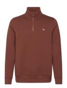 Oakport Quarter Zip Brown Dickies