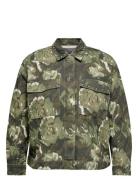 Carcava Aop Jacket Otw Khaki ONLY Carmakoma