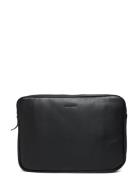 Leather Laptop Sleeve Black Les Deux