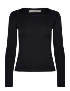 Long Sleeve Jersey Top Black REMAIN Birger Christensen