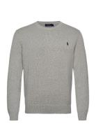 Cotton Crewneck Sweater Grey Polo Ralph Lauren