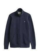 Reg Shield Full Zip Sweat Blue GANT