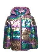 Puffer Jacket Small Kids Patterned Lindex