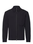 Jake Zipped Overshirt Navy J. Lindeberg