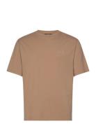 Hale Logo T-Shirt Brown J. Lindeberg