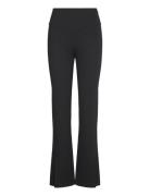 Split Hem Jersey Trousers Black Filippa K