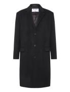 Relaxed Wool Coat Black Filippa K