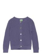 Baby Pointelle Cardigan Blue FUB