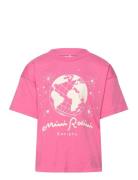 Mini Rodini Society Sp Ss Tee Pink Mini Rodini