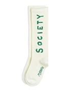 Society Knee-High Socks Cream Mini Rodini