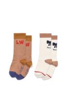 Annette Socks 2-Pack Patterned Liewood