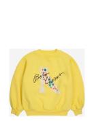 Magic Shoe Balloon Sleeve Sweatshirt Yellow Bobo Choses