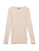 Rib T-Shirt L/S Reese Pink Wheat