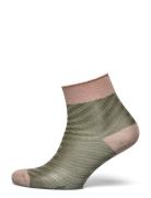 Elisa Glitter Short Socks Khaki Mp Denmark