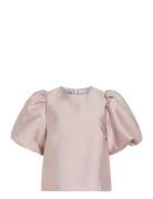 Vishina 2/4 O-Neck Top/Dc/Ka Pink Vila