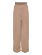 Wide Leg Long Pants, 2261 Satin Beige STINE GOYA