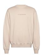 Callan Logo Crew Neck Cream J. Lindeberg