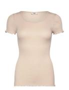 Rmwbalta Ss T-Shirt Beige RM By Rosemunde