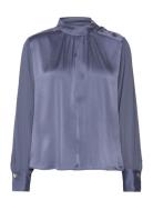 Althea Silk Top Blue Dante6