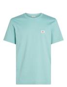 Woven Label Regular Tee Blue Calvin Klein Jeans