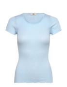 Rmwbalta Ss T-Shirt Blue RM By Rosemunde