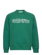 Hester Shatter Logo Sweatshirt Green WOOD WOOD