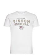 Raz Reg Cot Sj Vin M Tee White VINSON