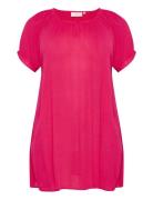 Kcami Ss Tunic Pink Kaffe Curve