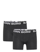 Cotton Stretch Boxer 2P Black Björn Borg