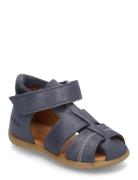 Sandals - Flat - Closed Toe Blue ANGULUS